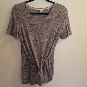 Victoria Secret long slitside grey sleep shirt